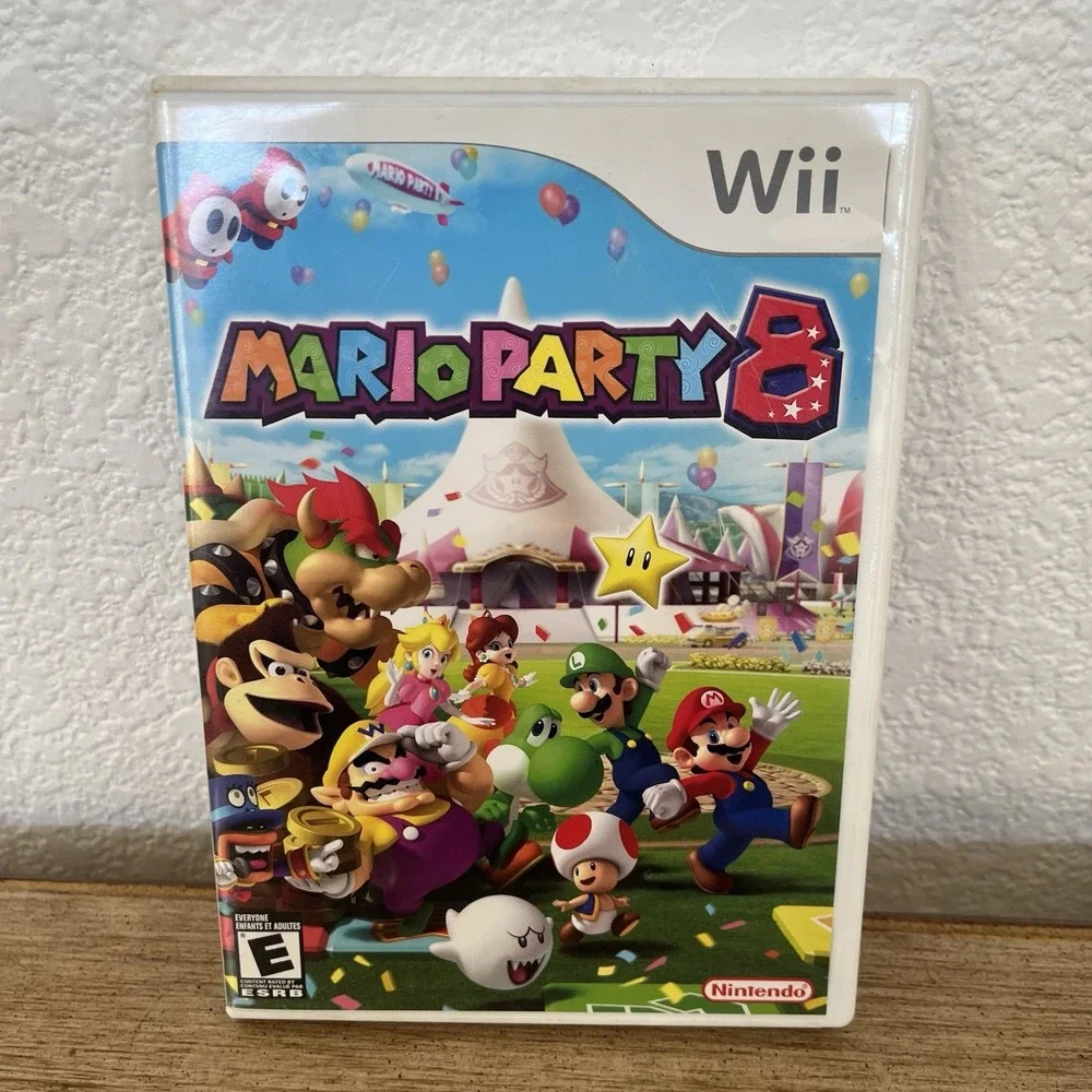 Mario Party 8 (Nintendo Wii, 2007) CIB Complete with Manual Tested Working